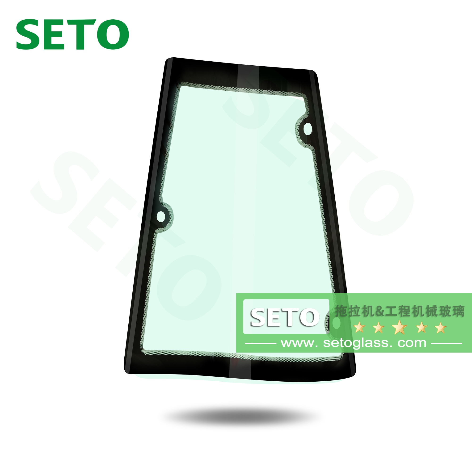 价格优惠工程车玻璃钢化玻璃夹胶玻璃工程机械驾驶室玻璃