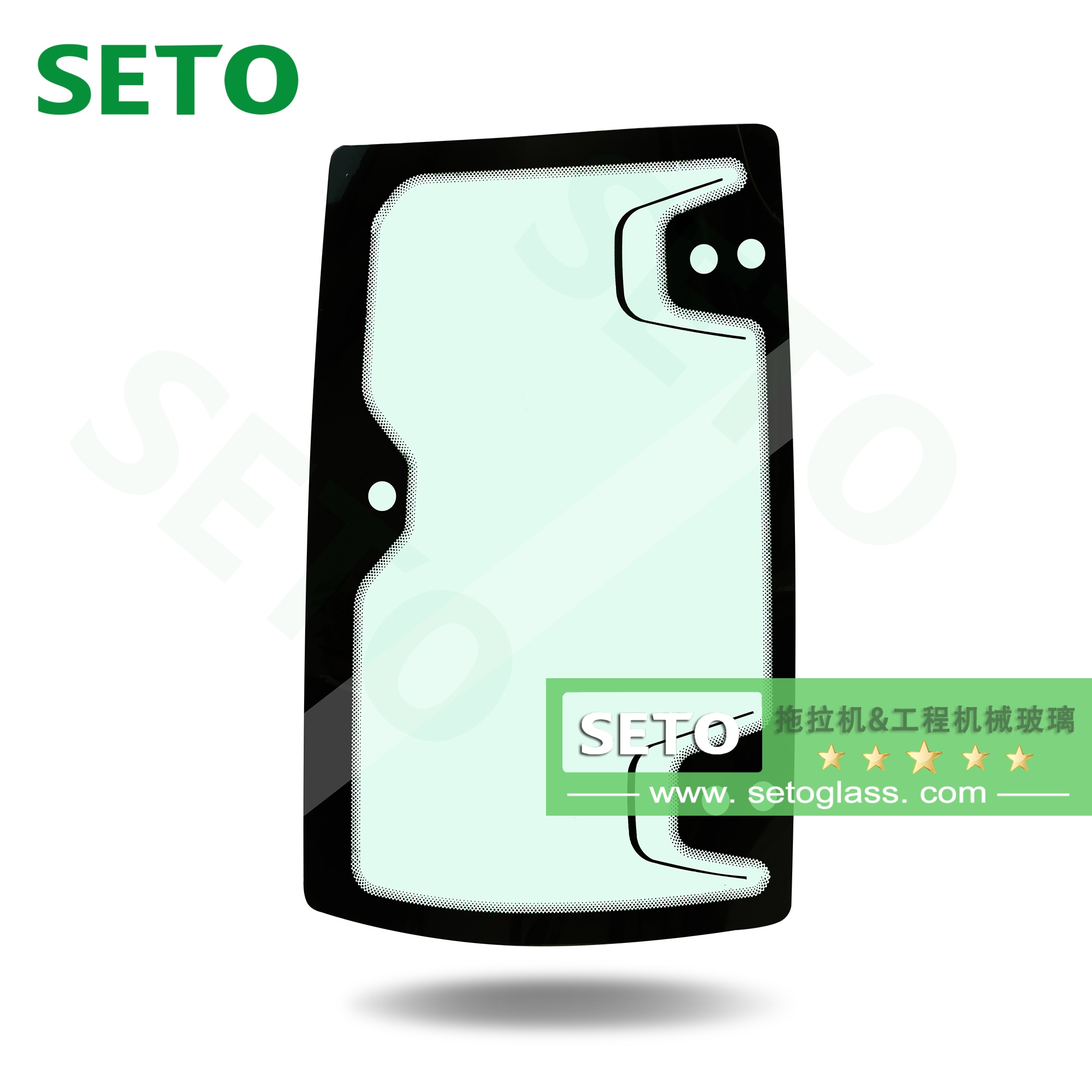 赛特农用车侧窗玻璃拖拉机收割机玻璃加工制造