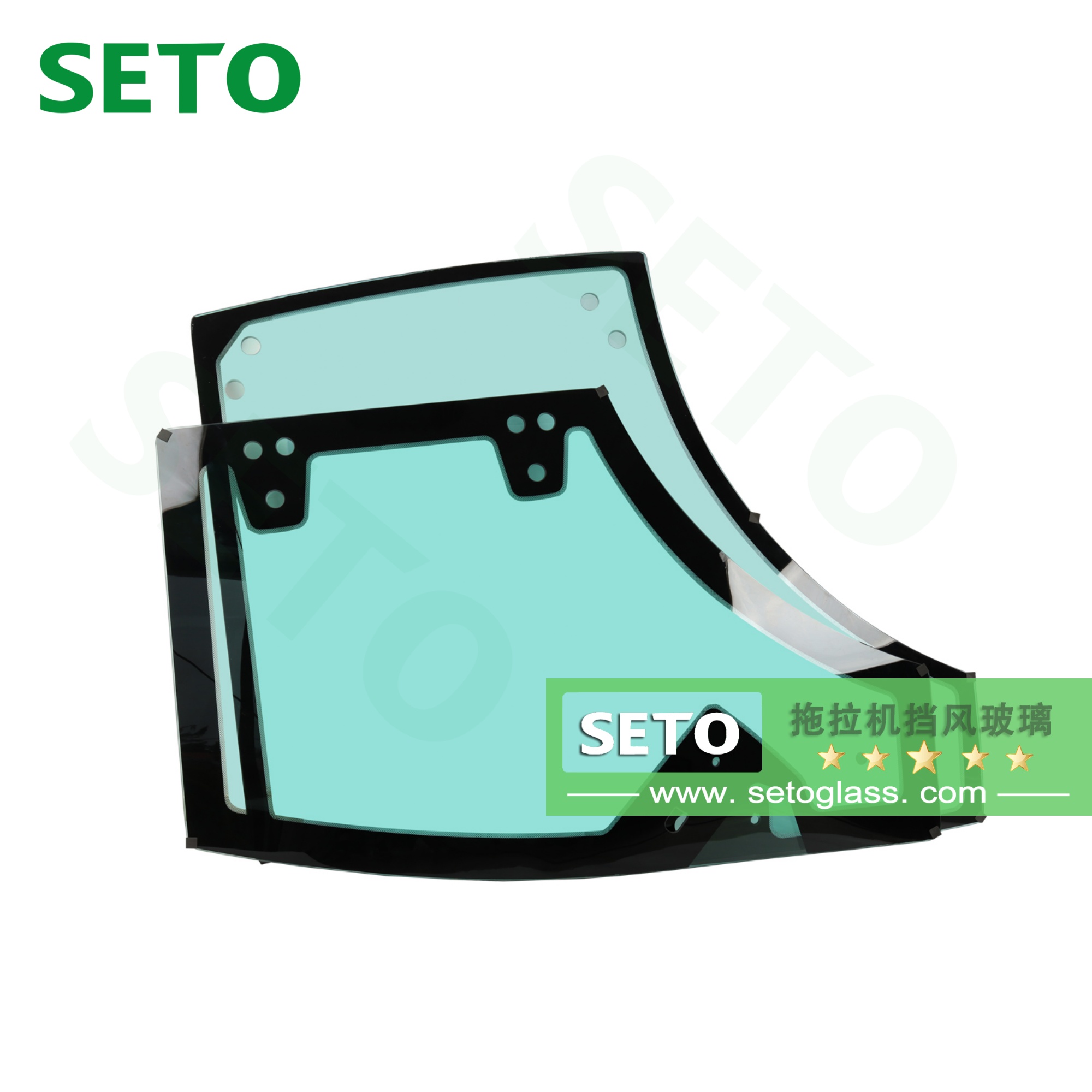 福田雷沃农机玻璃拖拉机/收割机挡风玻璃侧窗玻璃